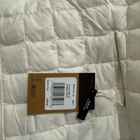 The North Face Women's Gardenia White Slim Fit Jacket SZ 3X - Picture 5 of 7